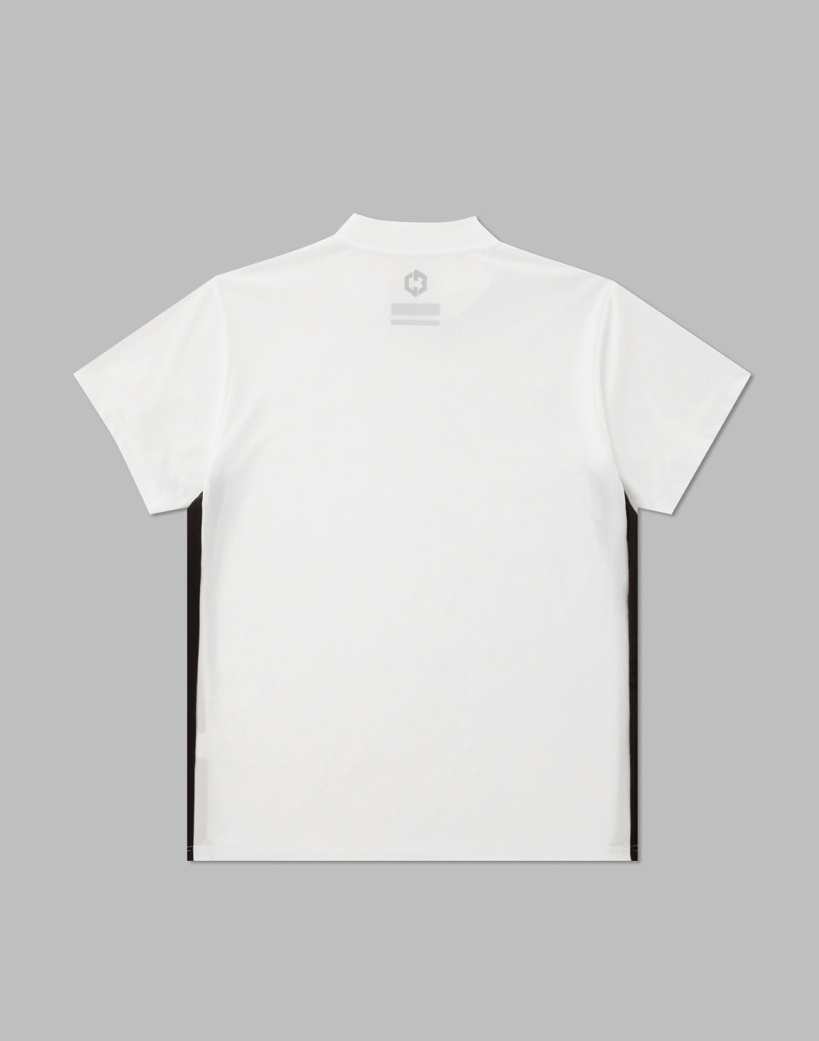 CRONOS BLACK LOGO MOCKNECK【WHITE】