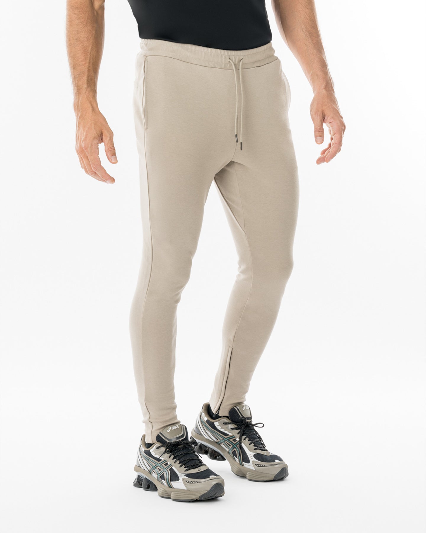 CRONOS HIGH-STRETCH SKINNY PANTS【GREIGE】