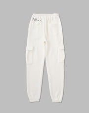 CRONOS×IRAL SWEAT CARGO PANTS【WHITE】【UNISEX ITEM】