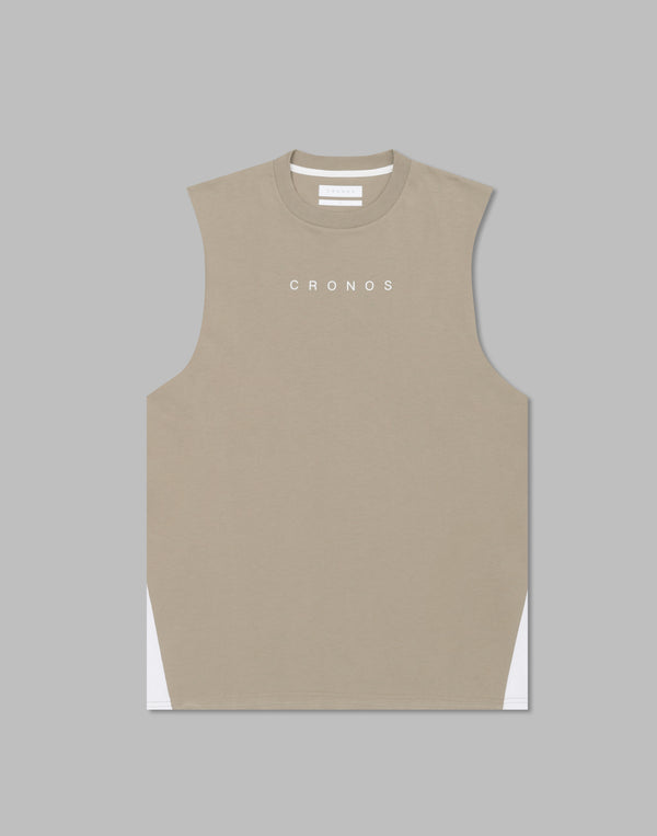 CRONOS Side Insert sleeveless	【GREIGE】