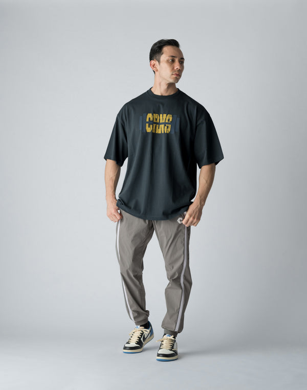CRONOS DUMBBELL MOTIF PRINT T-SHIRT【S.NAVY】