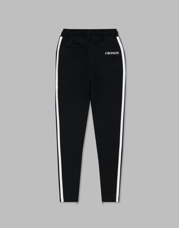 CRONOS WOMEN 2LINE STRETCH PANTS【BLACK】