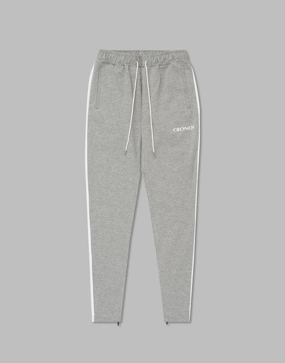 CRONOS WOMEN 2LINE STRETCH PANTS【GRAY】
