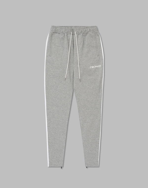 CRONOS WOMEN 2LINE STRETCH PANTS【GRAY】