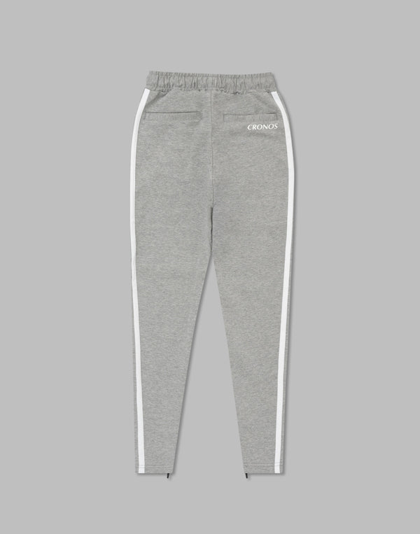CRONOS WOMEN 2LINE STRETCH PANTS【GRAY】
