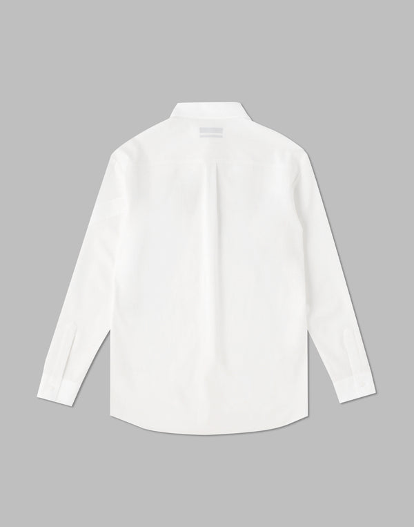 CRONOS BLACK STRETCH SHIRT【WHITE/BLACK】