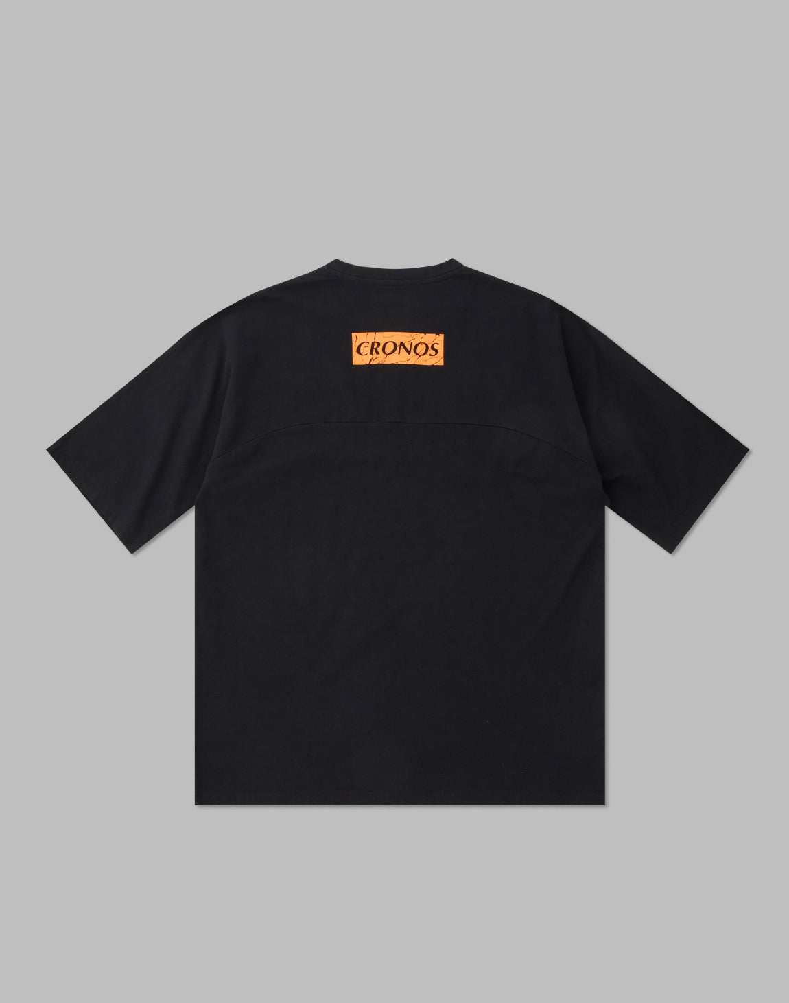 CRONOS PIGMENTED OVERSIZE T-SHIRTS【BLACK×ORANGE】 – クロノス CRONOS Official  Store