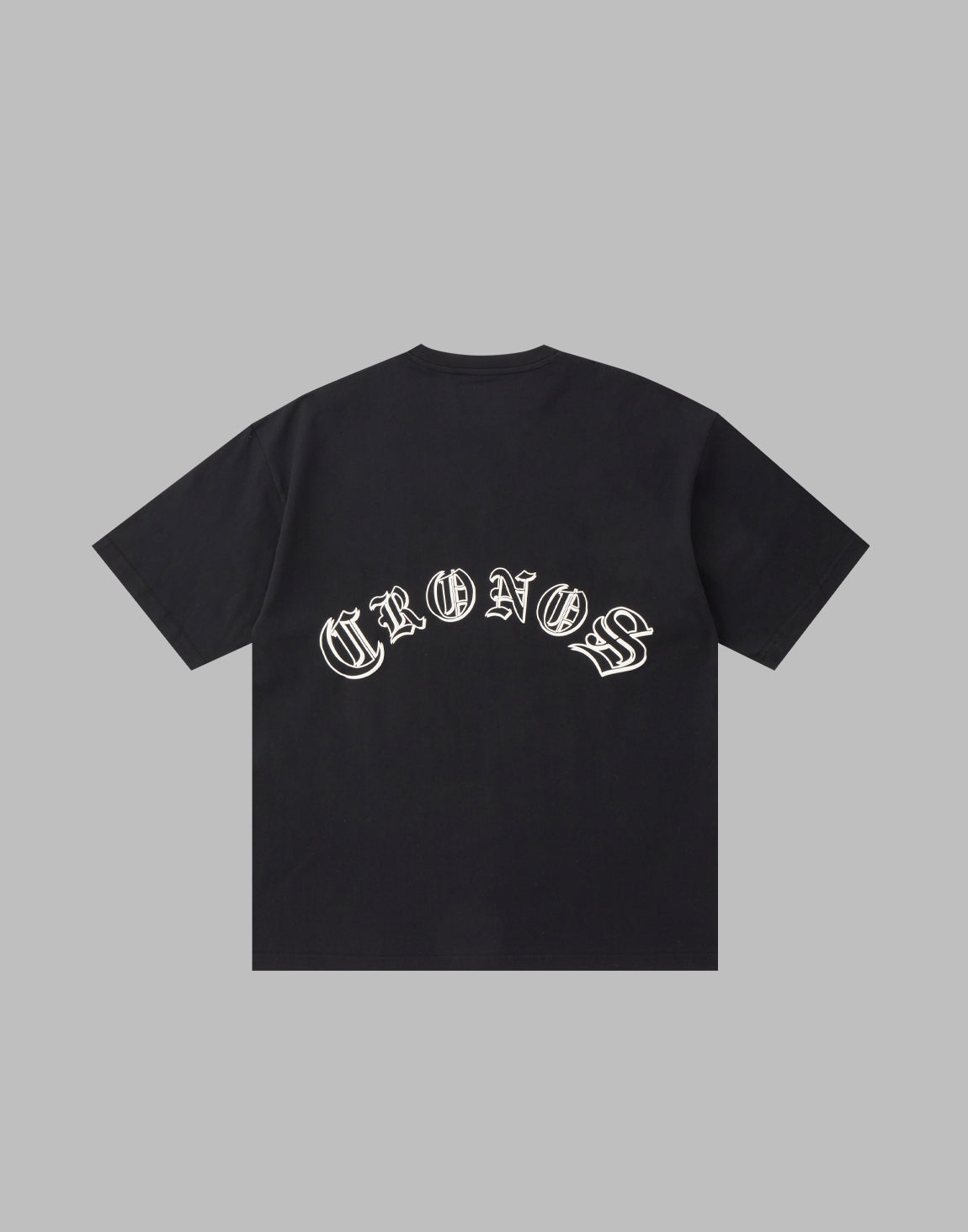 CRONOS BLACK LETTER LOGO OVERSIZE T-SHIRTS – クロノス CRONOS 