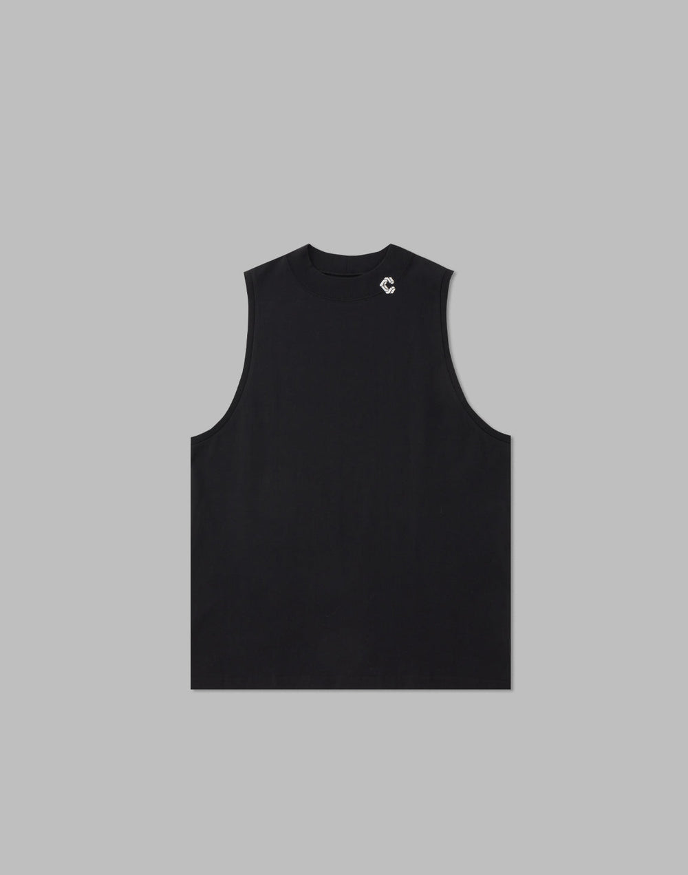 CRONOS MOCK NECK TANKTOP [BLACK]