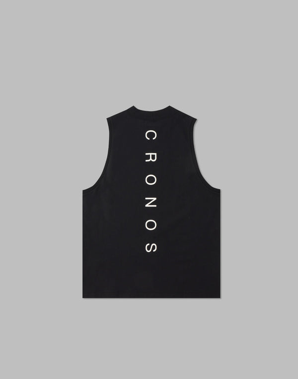 CRONOS MOCK NECK TANKTOP [BLACK]