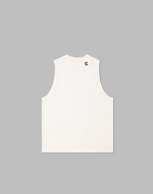 CRONOS MOCK NECK TANKTOP [WHITE]