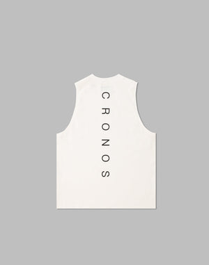 CRONOS MOCK NECK TANKTOP【WHITE】
