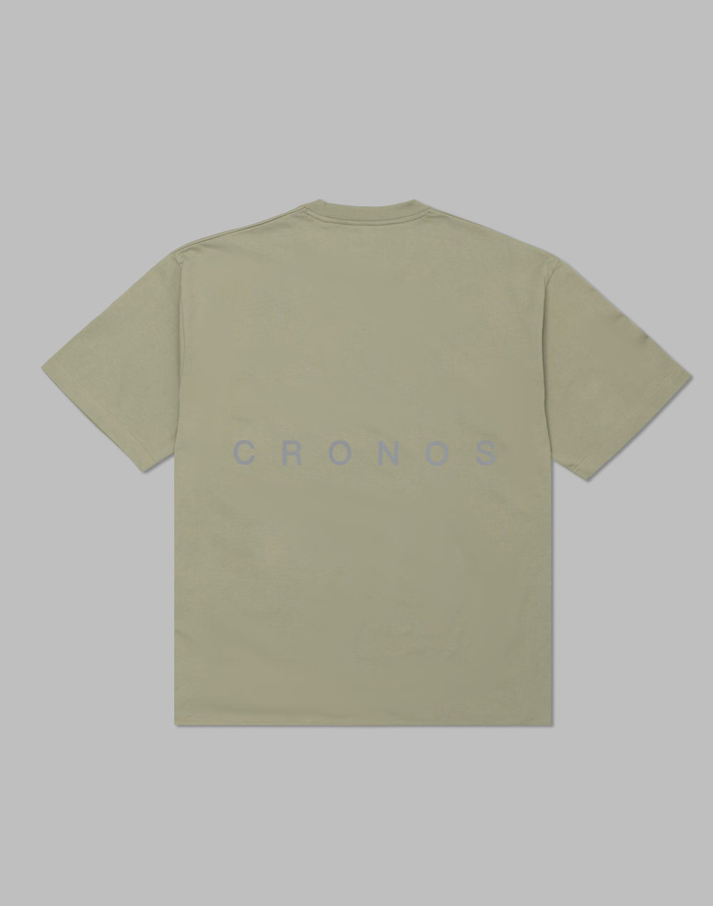 CRONOS Bold Front Logo OverSize T-SHIRT【SAGE】