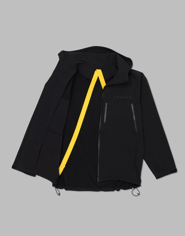 CRONOS Utility Hooded Jacket【BLACK】