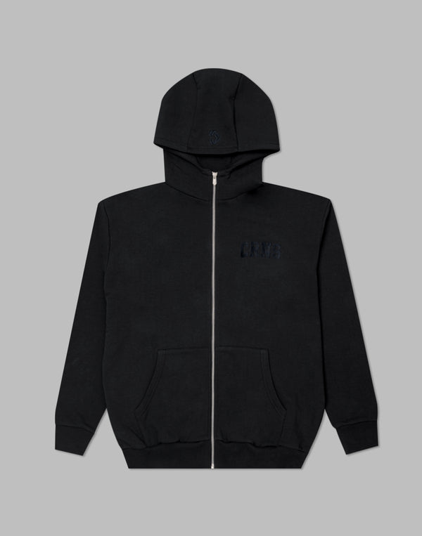 CRONOS Patchwork zip foodie【BLACK】