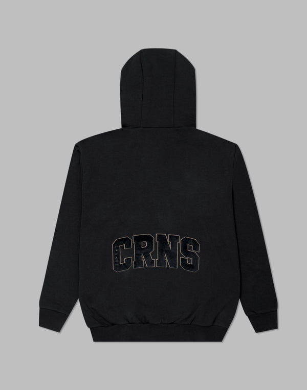 CRONOS Patchwork zip foodie【BLACK】