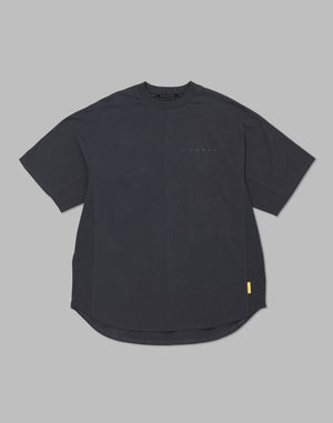 CRONOS Panel OverSize T-SHIRT【CHARCOAL GRAY】