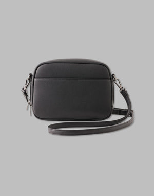 CRONOS Horizontal Shoulder Bag [BLACK]
