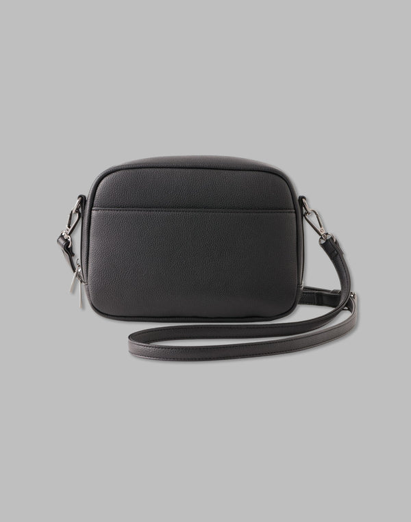 CRONOS Horizontal Shoulder Bag [BLACK]