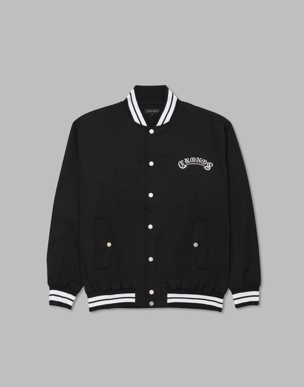 CRONOS Arch Black Letter Stadium Jumper【BLACK】