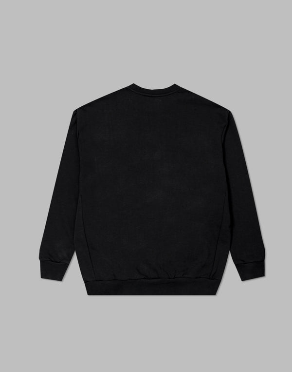 CRONOS Patchwork sweatshirt【BLACK】