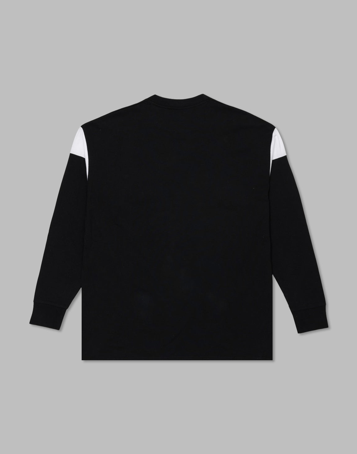 【新品】CRONOS Patchwork long sleeveT BLACK CRONOS Symmetrical Panel long sleeve T 【BLACK】