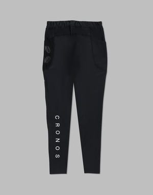CRONOS Enhanced Long tights	【BLACK】
