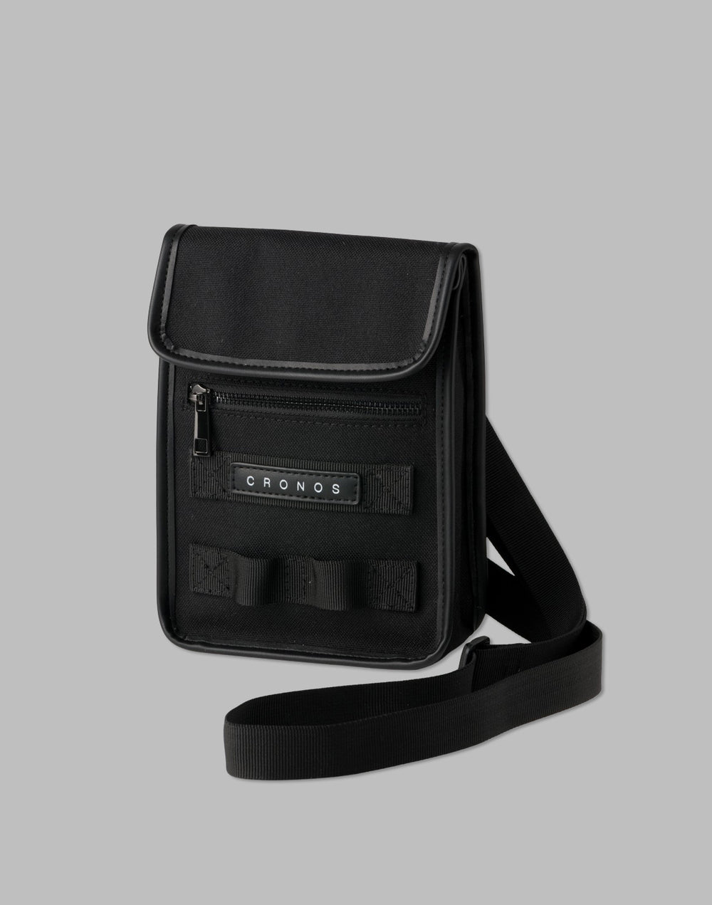 CRONOS compact shoulder BAG【BLACK】