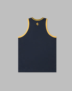 CRONOS 針孔網眼無袖【NAVY】