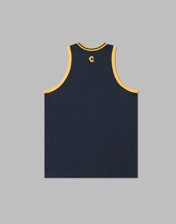 CRONOS 針孔網眼無袖【NAVY】