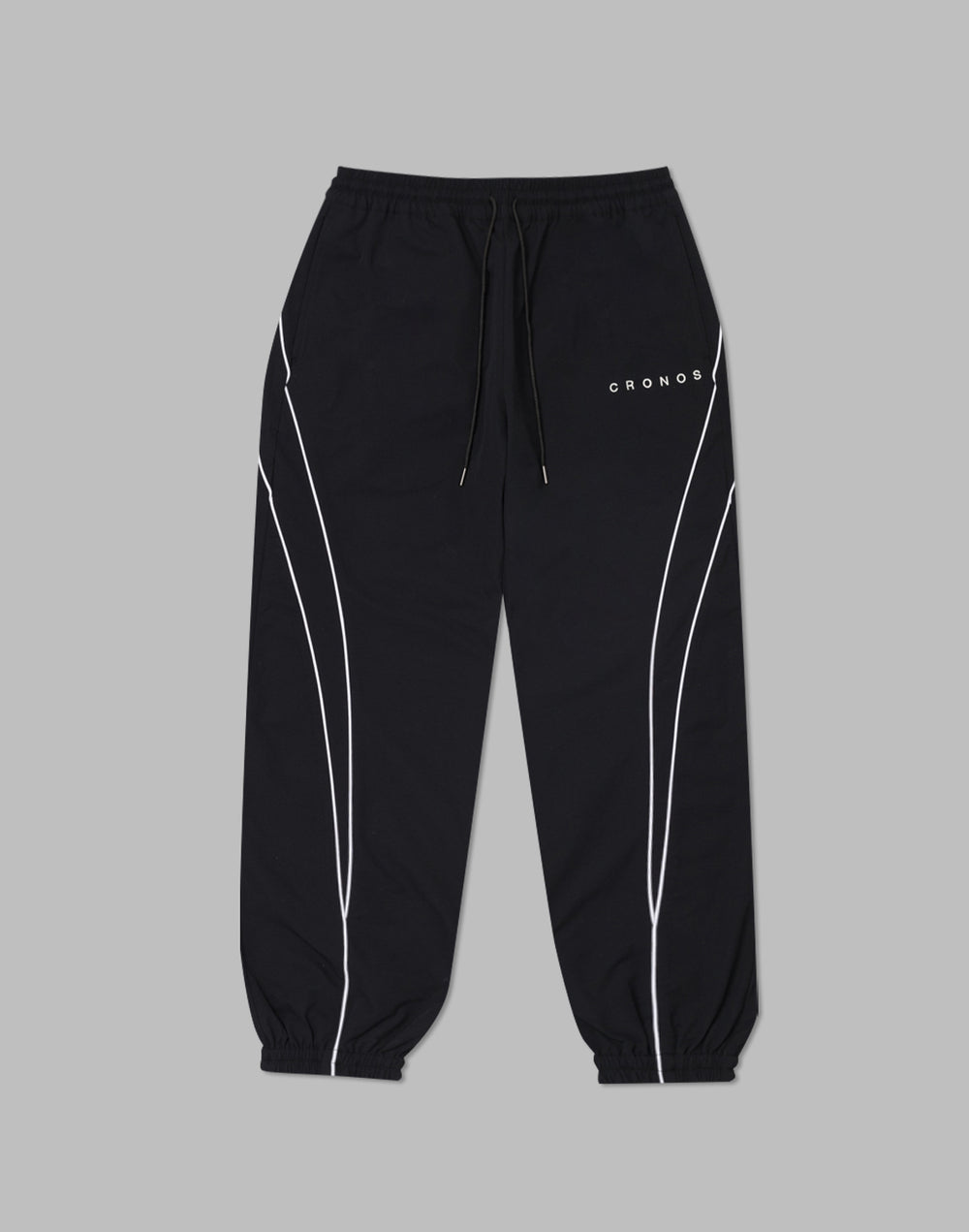 CRONOS  Piping design long pants【BLACK】