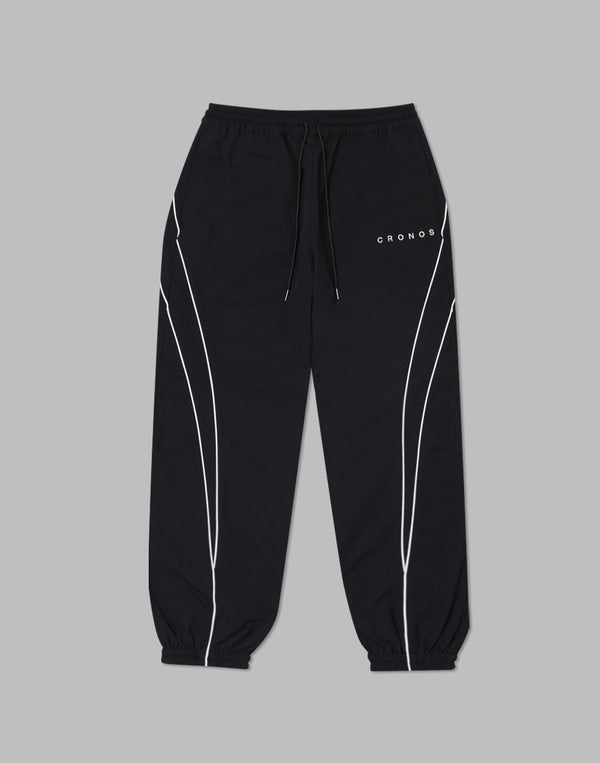 CRONOS  Piping design long pants【BLACK】