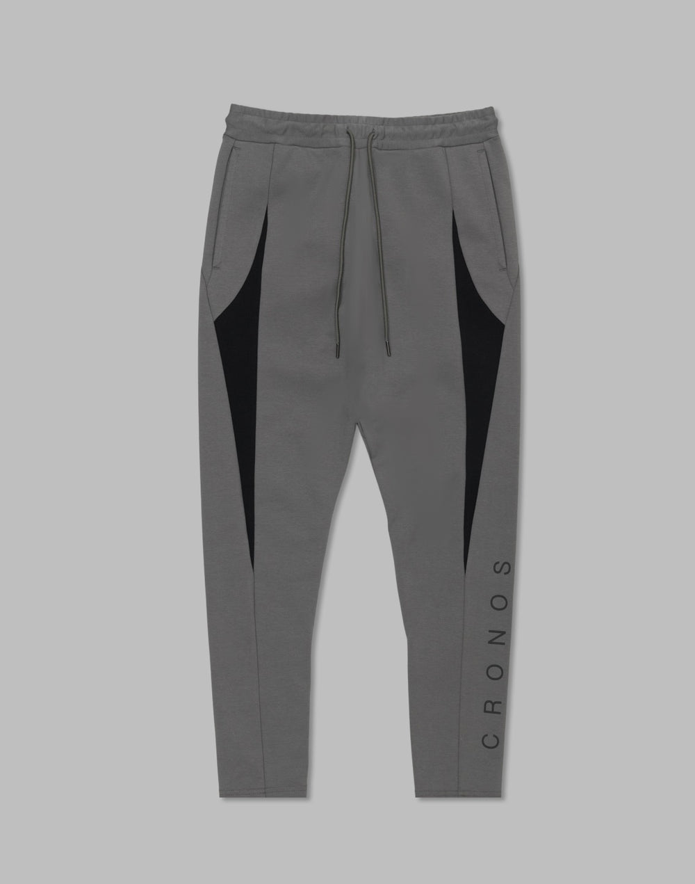 CRONOS Arrow-shaped Pattern skinny pants【GRAY】