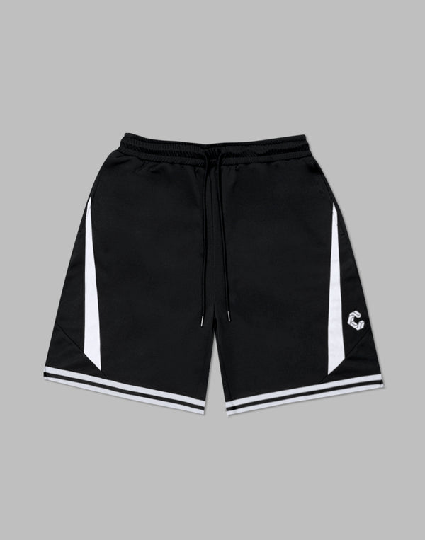 CRONOS pinhole mesh shorts【BLACK×WHITE】