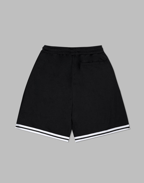CRONOS pinhole mesh shorts【BLACK×WHITE】