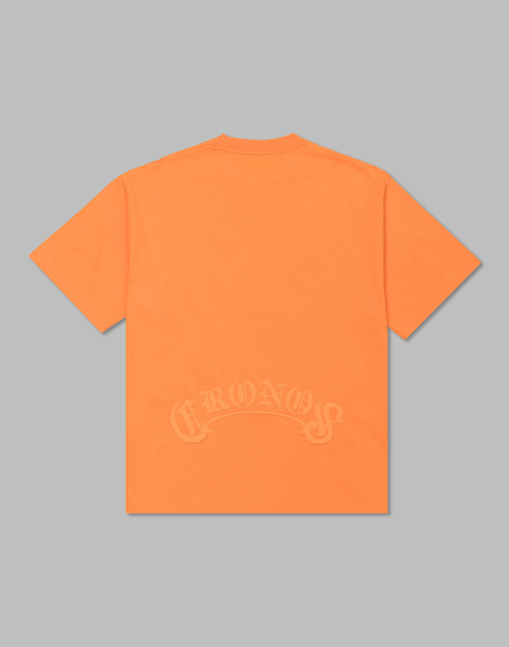 CRONOS Arch Black Letter OverSize T-SHIRT【ORANGE】