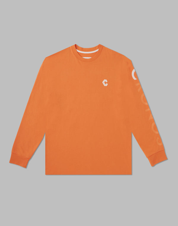 CRONOS ARM LOGO LONGSLEEVE【ORANGE】