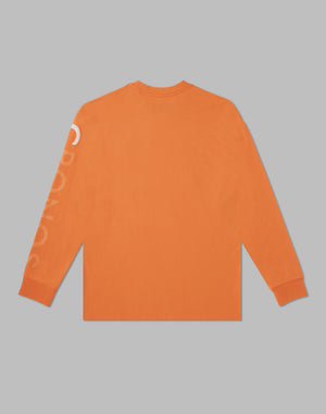 CRONOS ARM LOGO LONGSLEEVE【ORANGE】