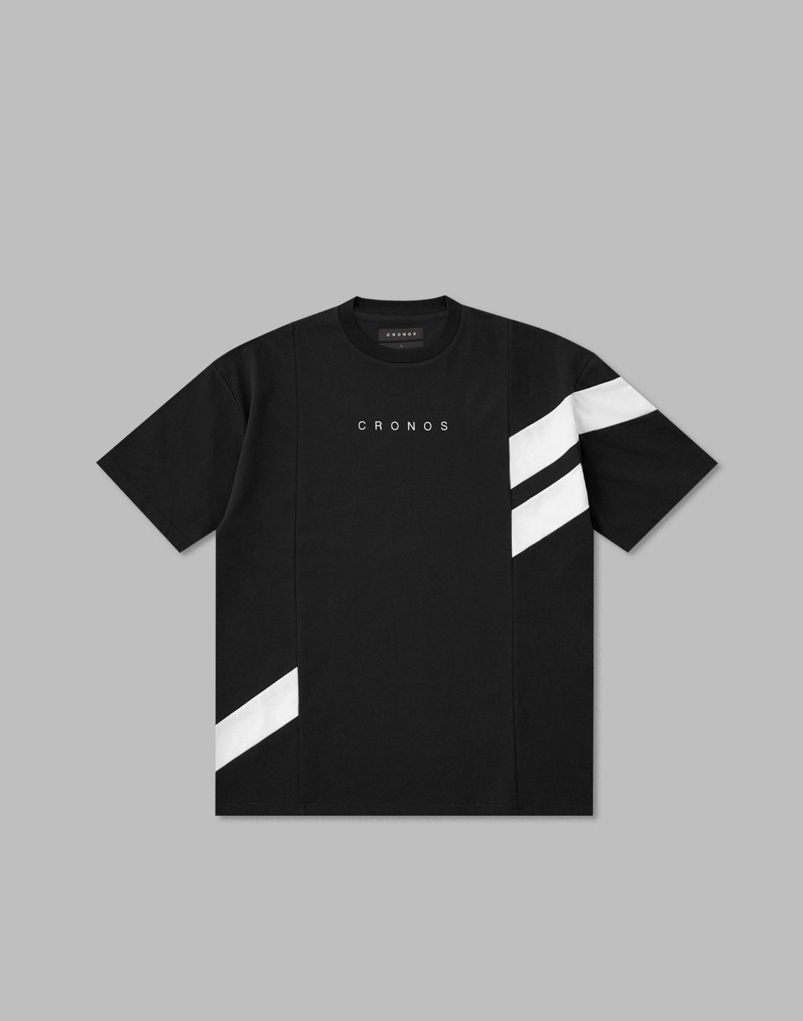 CRONOS DIAGONAl STRIPE OVERSAIZE T-SHIRTS – クロノス CRONOS 