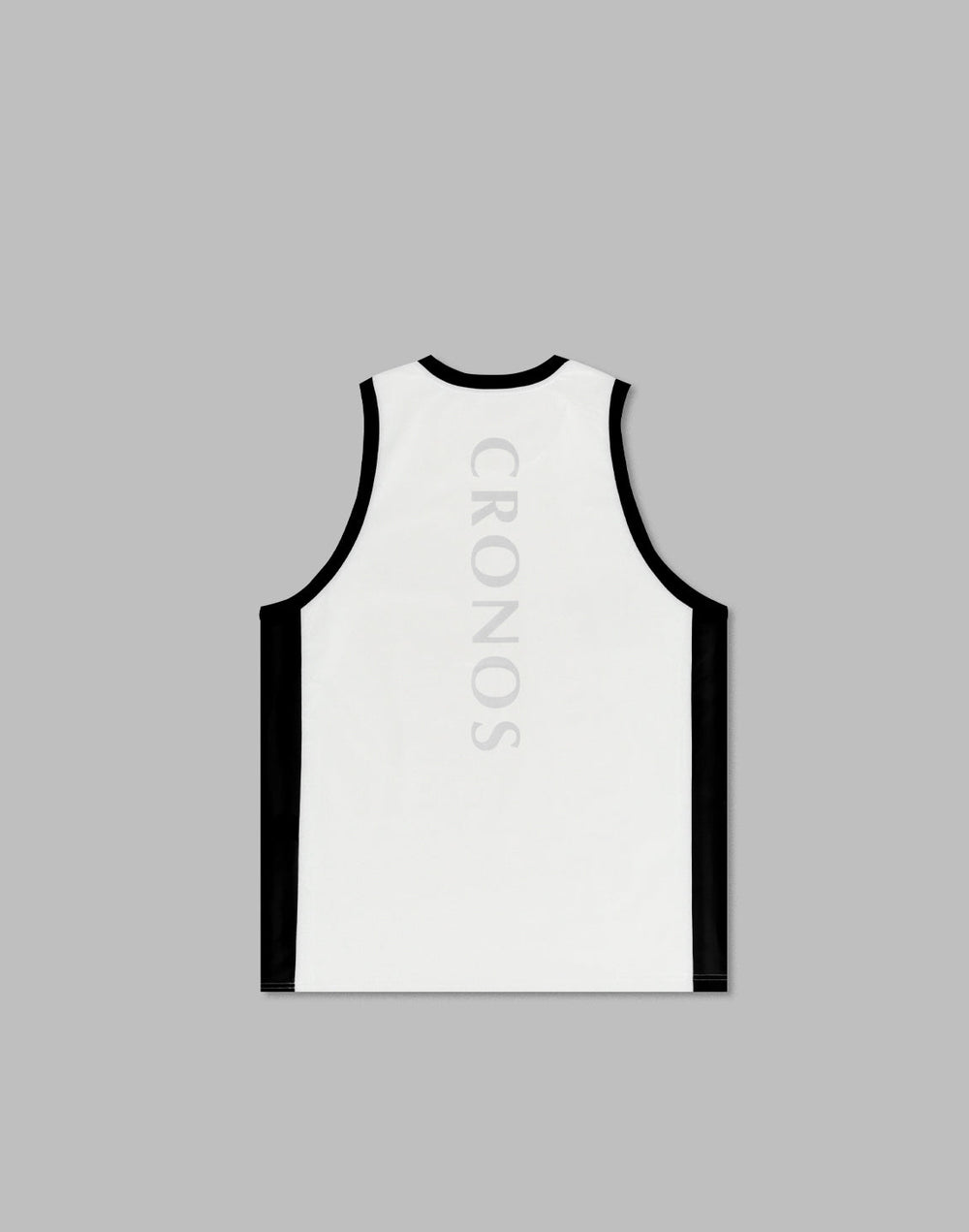 CRONOS 2LINE MESH SLEEVELESS [WHITE]