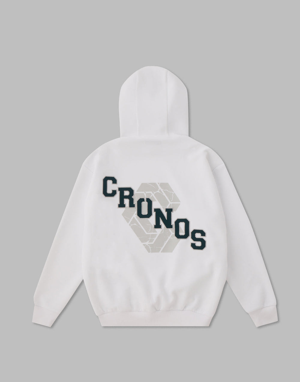 CRONOS 後背 LOGO 連帽衫 [白色]