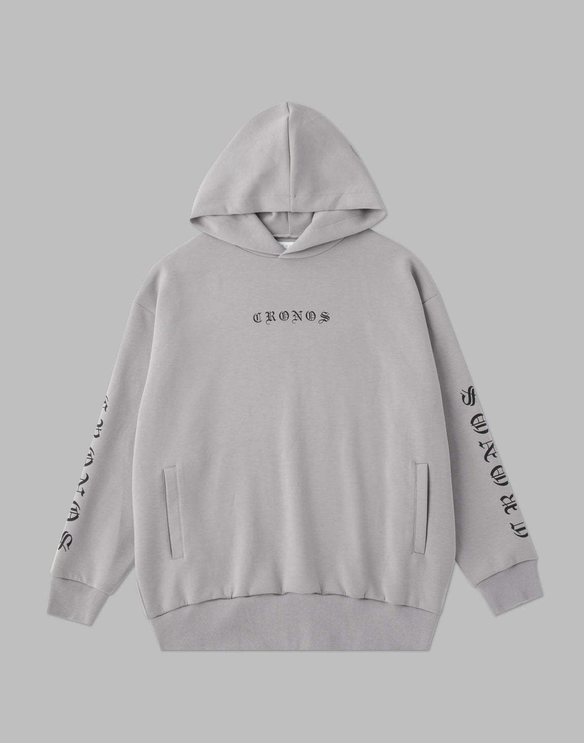 CRONOS BLACK LETTER LOGO HOODIE – クロノス CRONOS Official Store