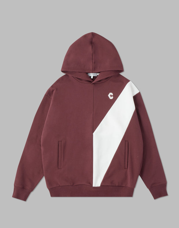 CRONOS SWITCHING HOODIE【BORDEAUX】
