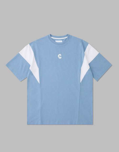 CRONOS 背面 LOGO 寬鬆T卹 [G.BLUE]