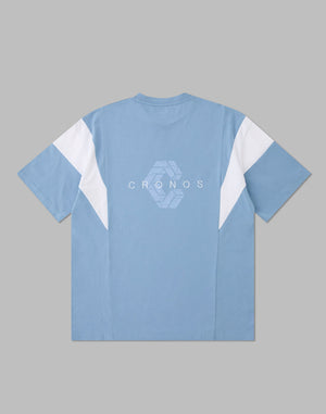 CRONOS 背面 LOGO 寬鬆T卹 [G.BLUE]