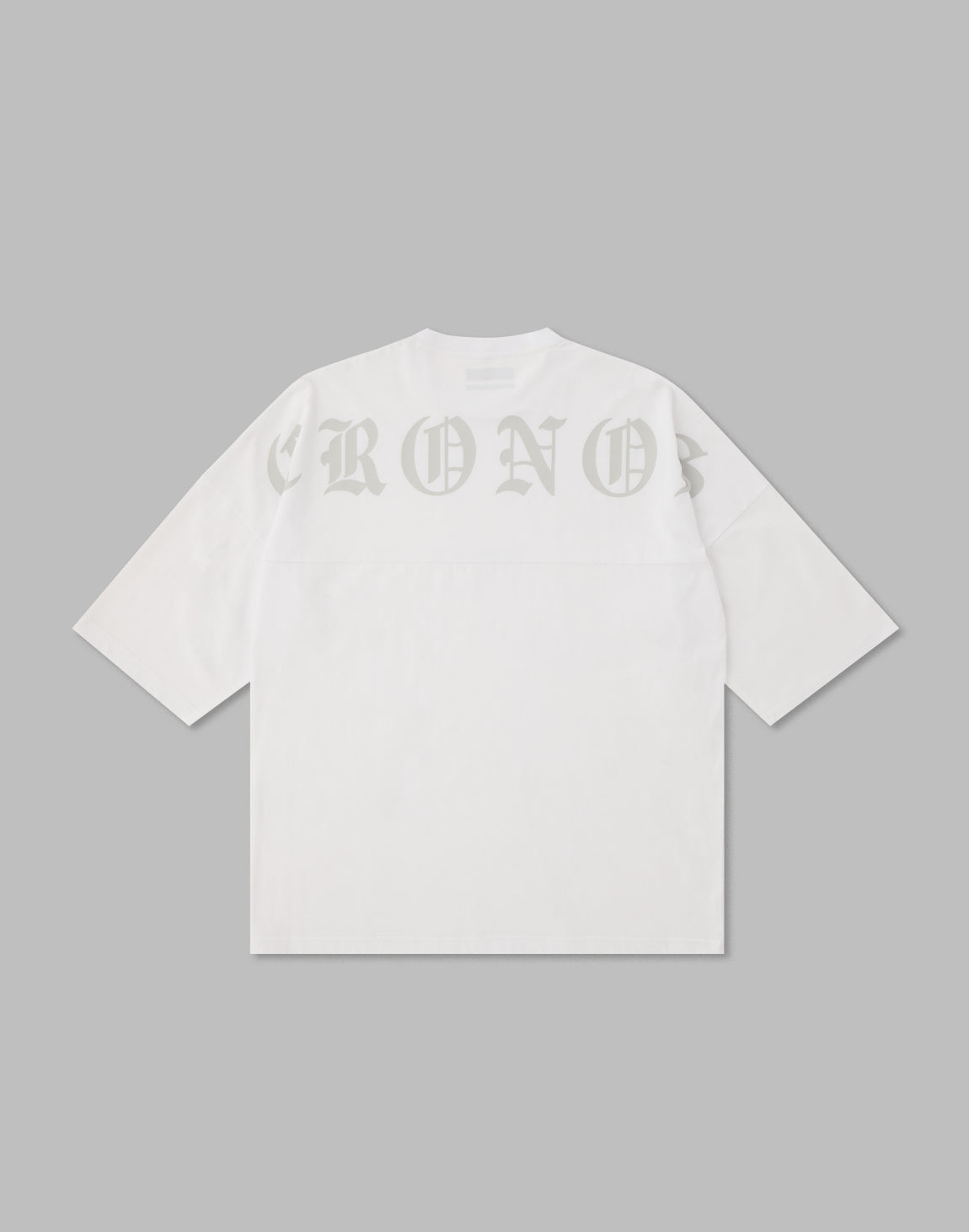 CRONOS BLACK LETTER THREE QUATER OVERSIZE T-SHIRTS – クロノス