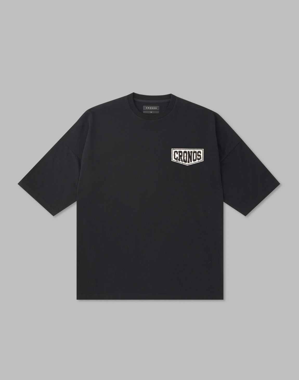 CRONOS BARBELL LOGO OVERSIZE T-SHIRTS【BLACK×BLACK】 – クロノス CRONOS Official  Store