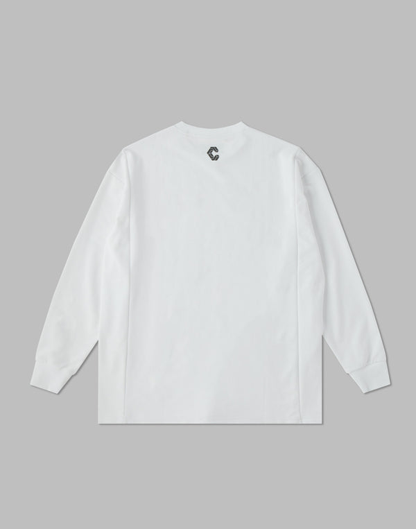 CRONOS FLEECE LONGSLEEVE [WHITE]