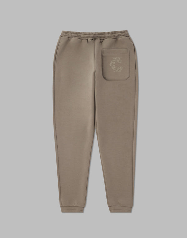 CRONOS STITCH LOGO LONGPANTS [TAUPE]