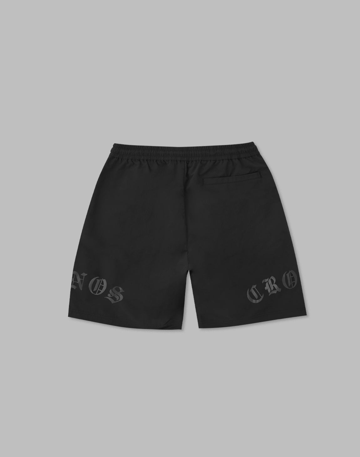 CRONOS BLACK LETTER WASHED SHORTS – クロノス CRONOS Official Store
